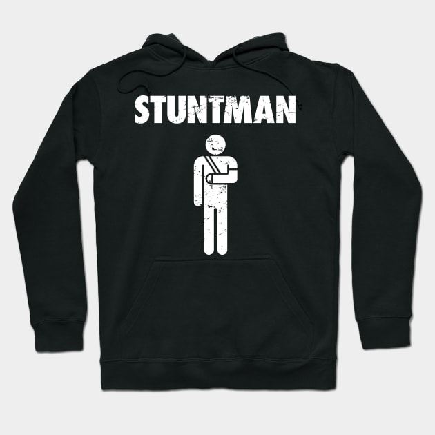 Stuntman Fractured Broken Collarbone Gift Hoodie by MeatMan